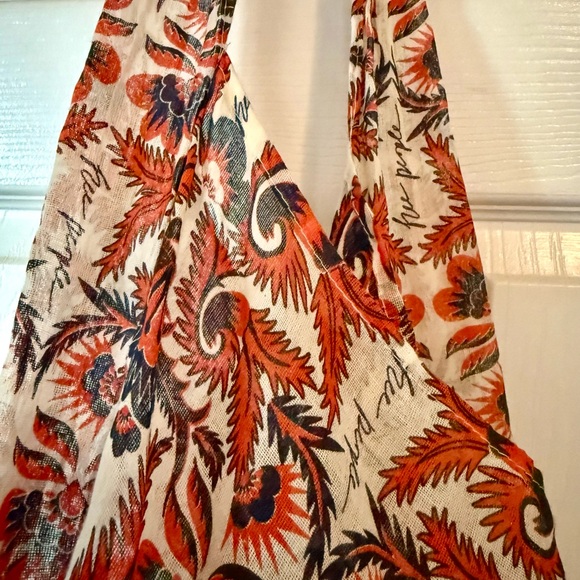 Free People tote NWOT.  Beautiful design and sturdy fabric.  #free people - Picture 2 of 5
